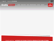 Tablet Screenshot of grafix-media.ro